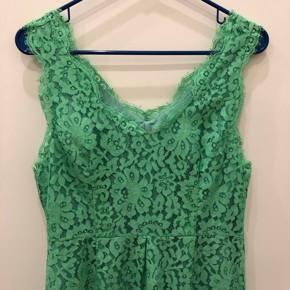 Joie Rori Dress - Green Lace - Picture 2 of 8